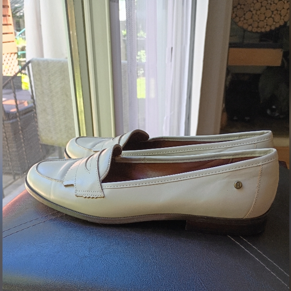 Etienne Aigner Womens Michele Color Block Leather Loafers Flat Shoes 8M.Like New